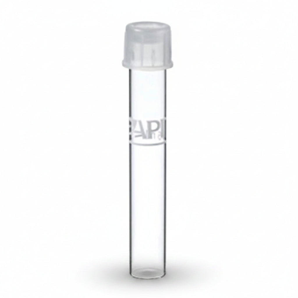 Single replacement 5ml glass aquarium water test tube with cap