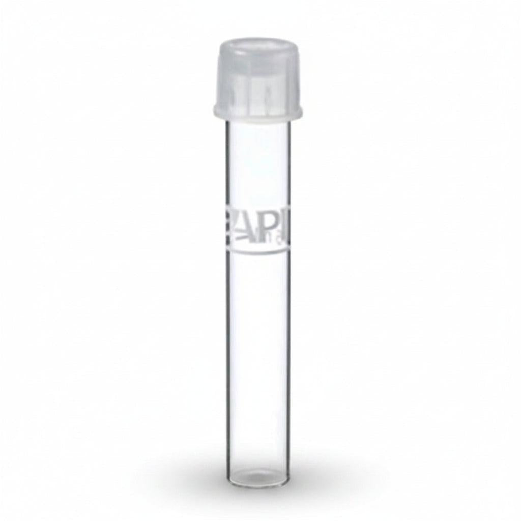 Single replacement 5ml glass aquarium water test tube with cap