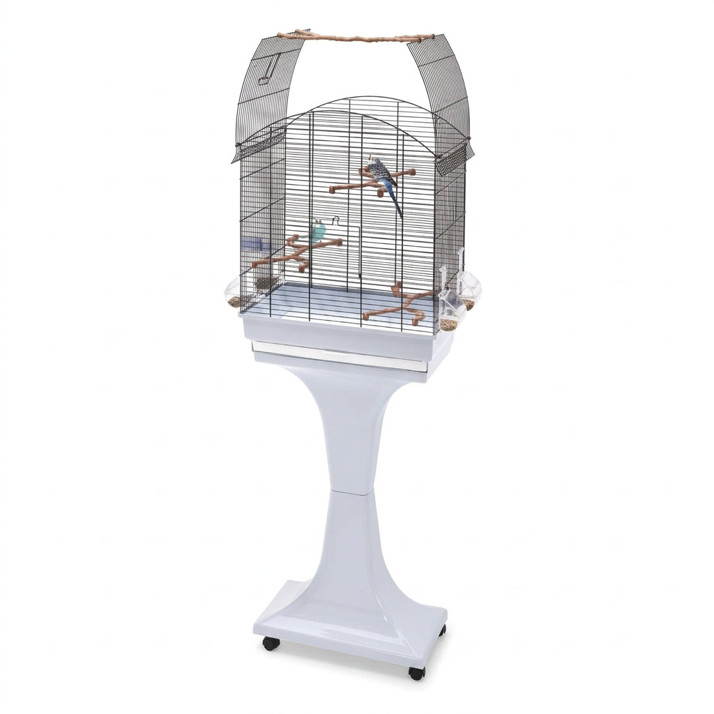 IMAC Agata Deluxe blue and ice bird cage with wheeled stand