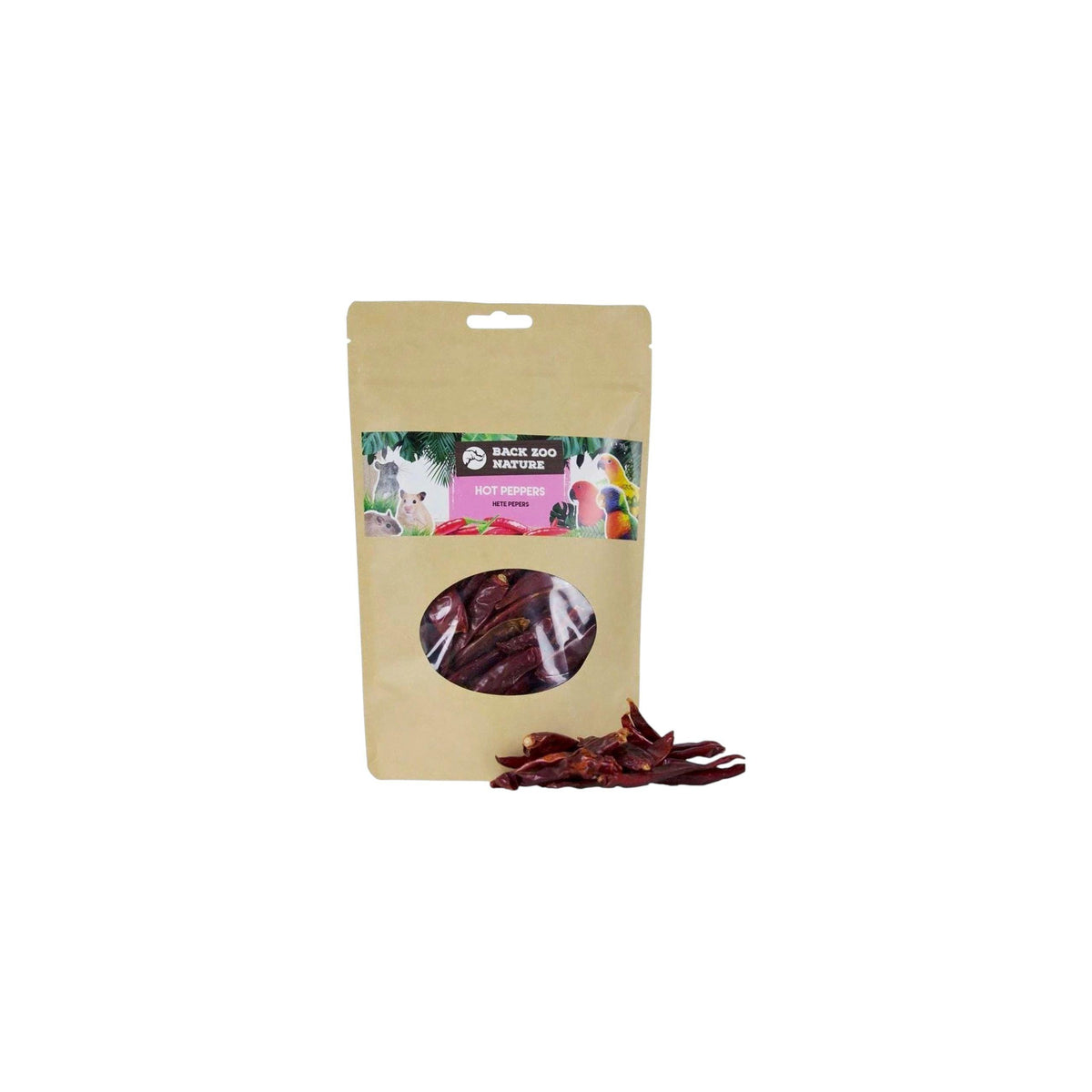 Back Zoo Nature Hot Peppers 70 gram Parrot Bird Treats