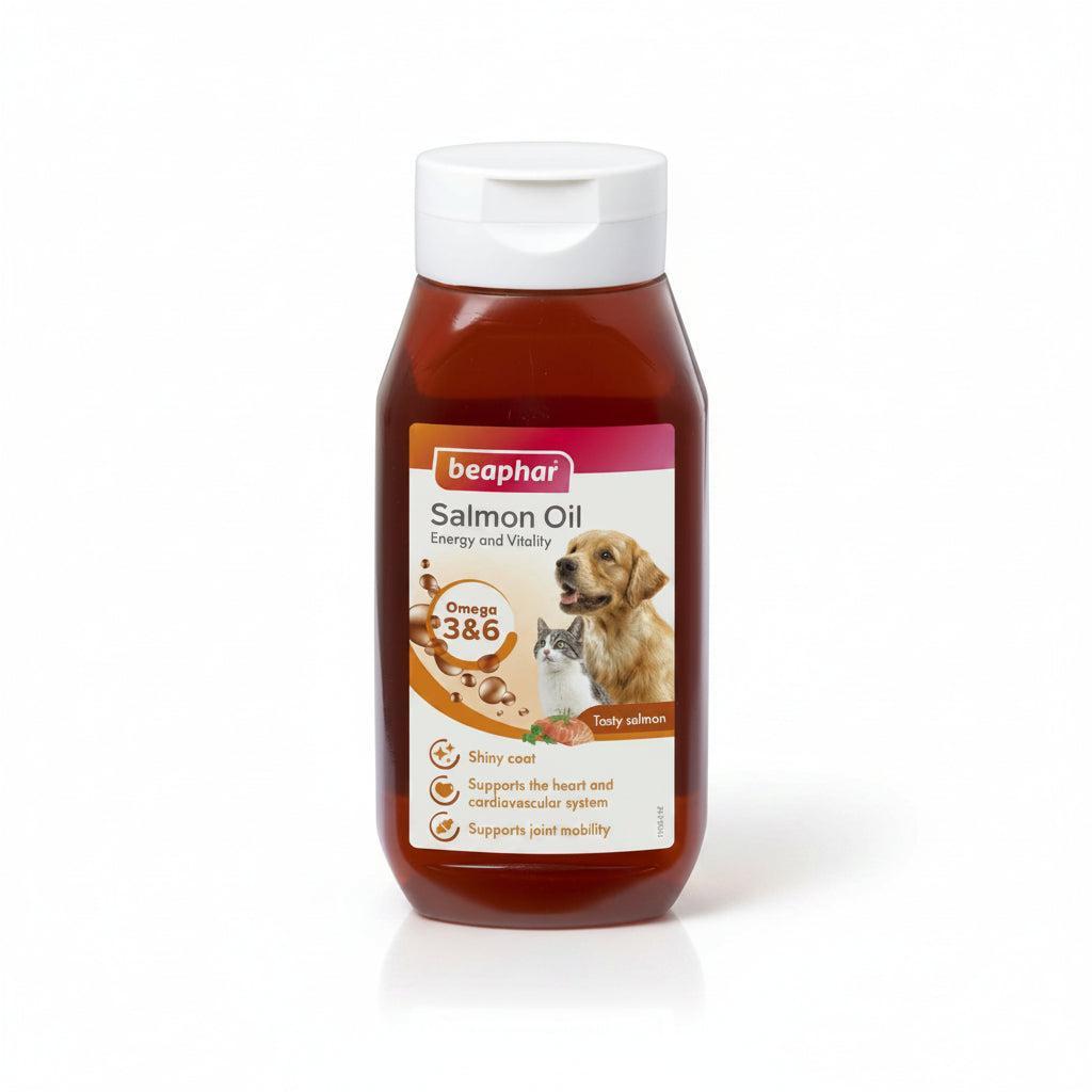 Beaphar Salmon Oil 940ml Omega 3 Supplement for Dogs and Cats