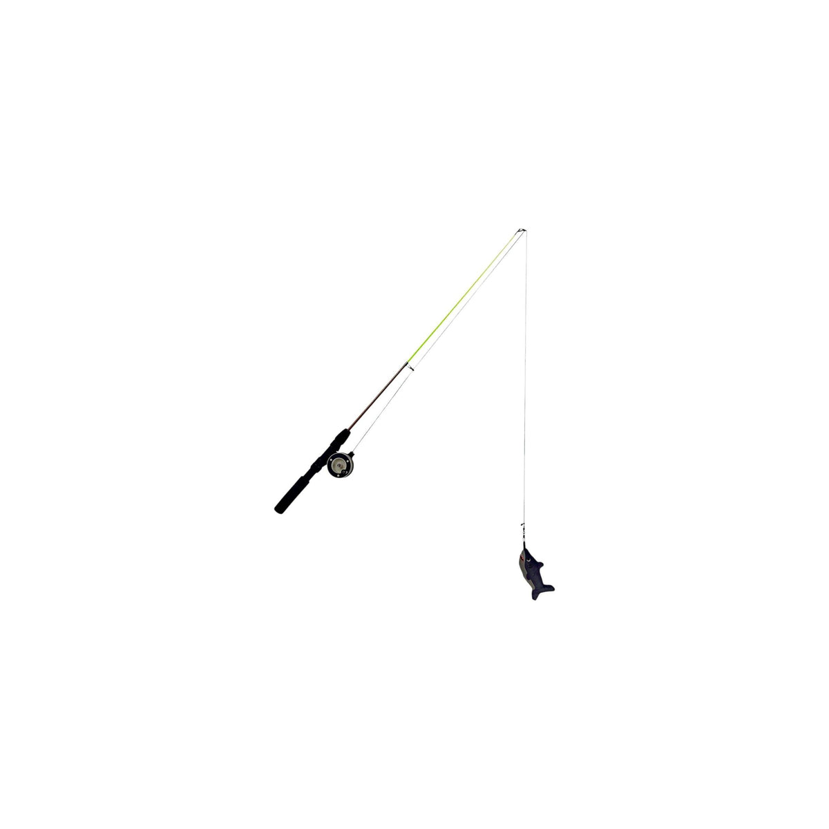 Cat Toy Rodney Shark & Dangler Grey