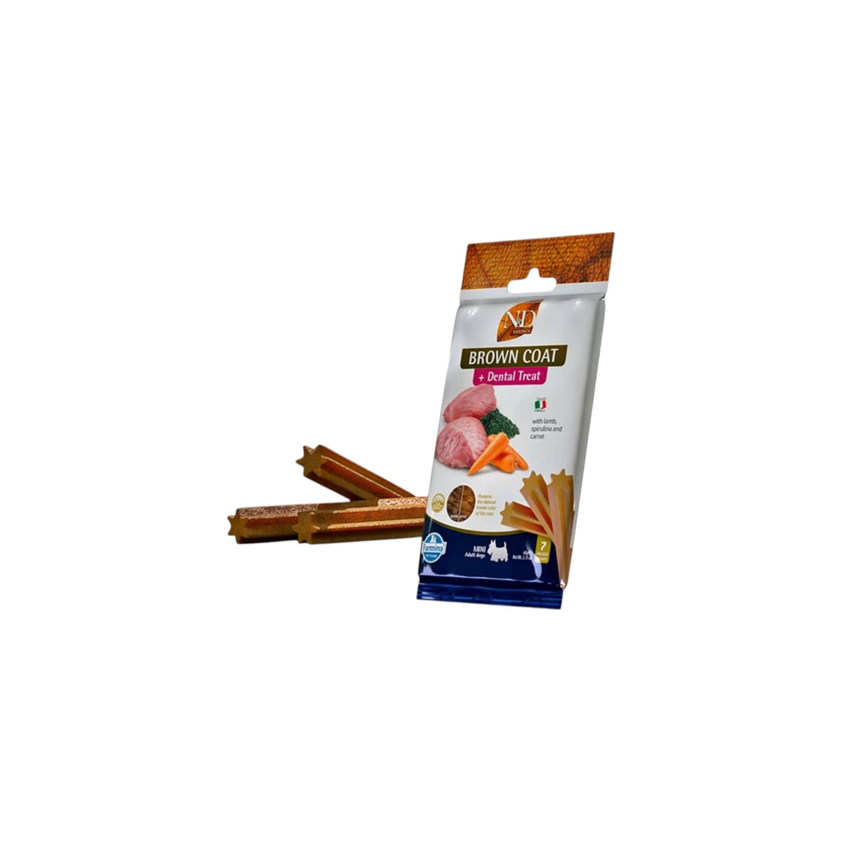 N&D BROWN Dog Treat Dental Snack Lamb Mini 60 g