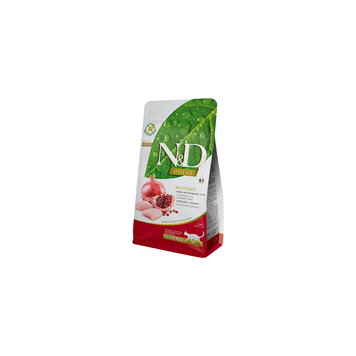 N&D Neutered Cat Food Prime Chicken & Pomegranate 1.5kg