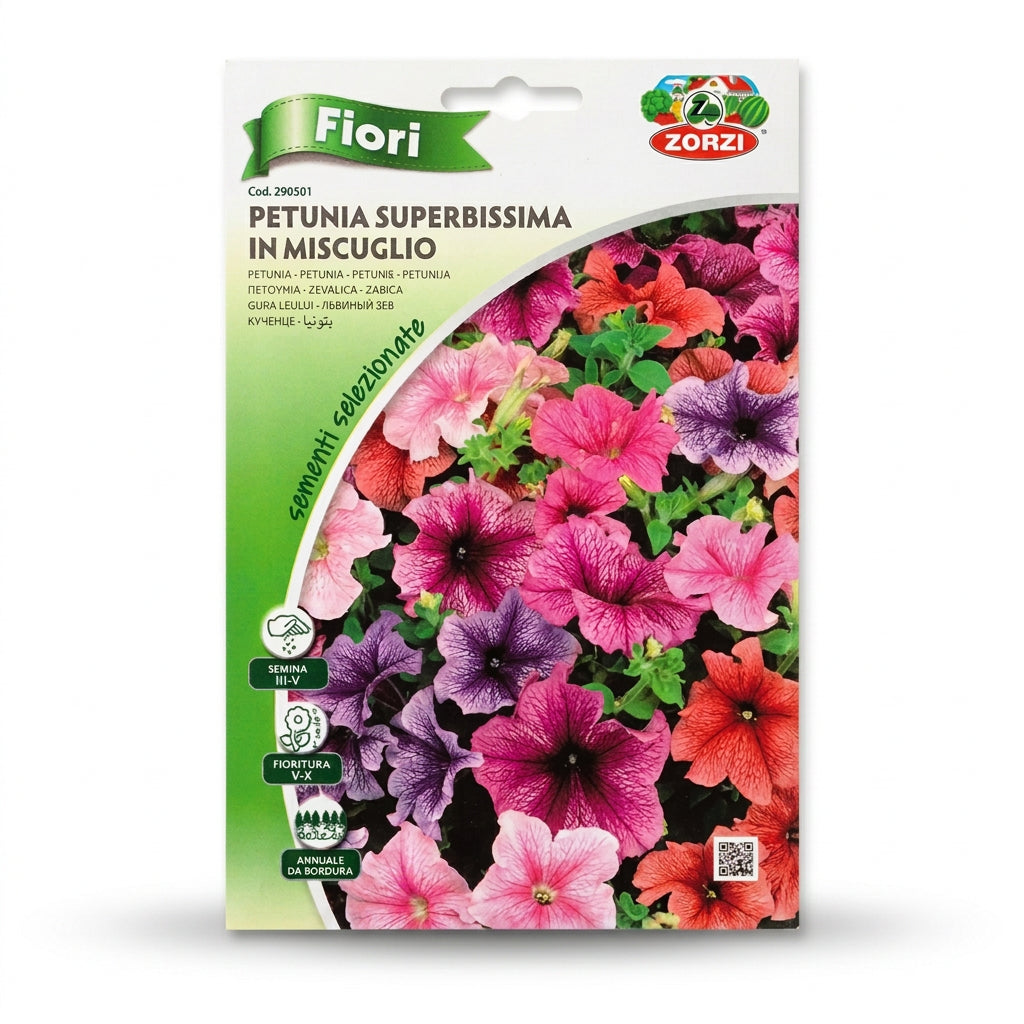 Zorzi Petunia Superbissima Mix Seeds – Large Ruffled Flowers product image
