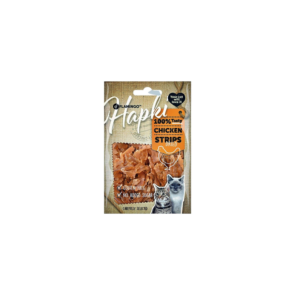 Hapki Chicken Strips Cat Treat 50G