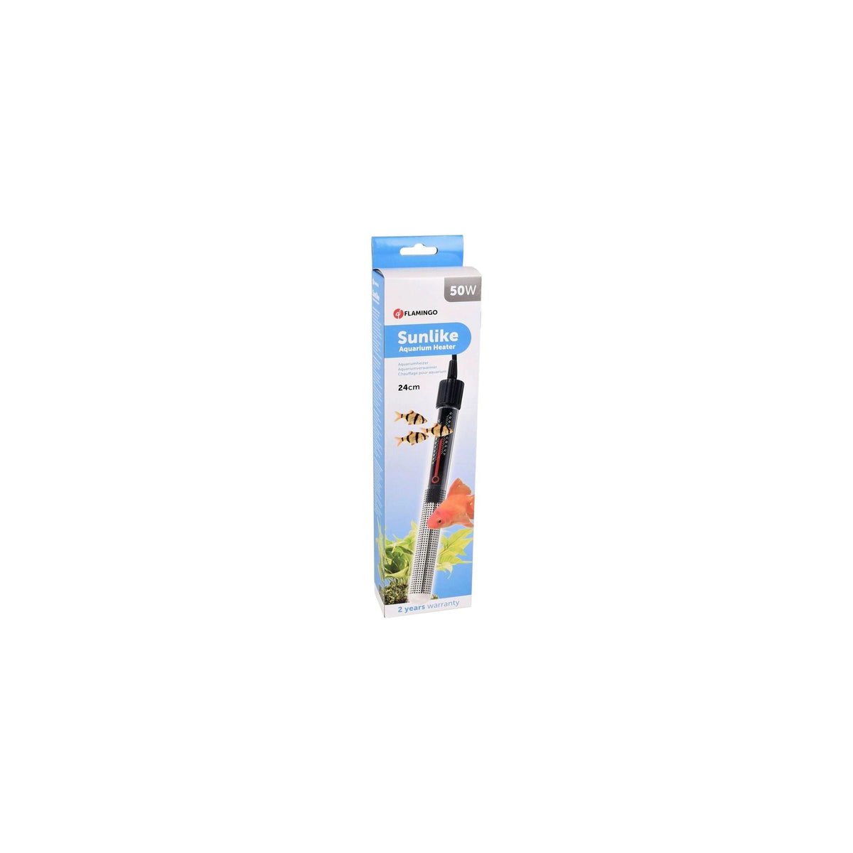 Heater Sunsilk Black Aquarium Heater 50w 4cmx5cmx26.5cm