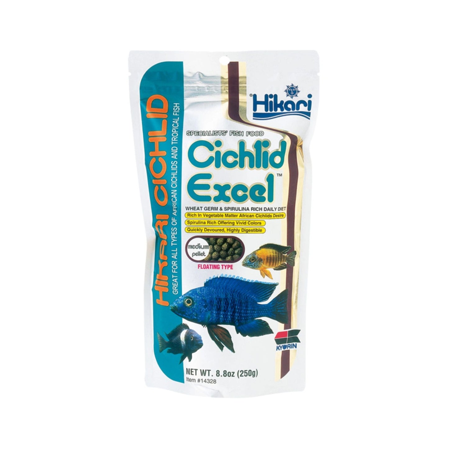 Hikari Cichlid Excel Medium Floating Type 250g