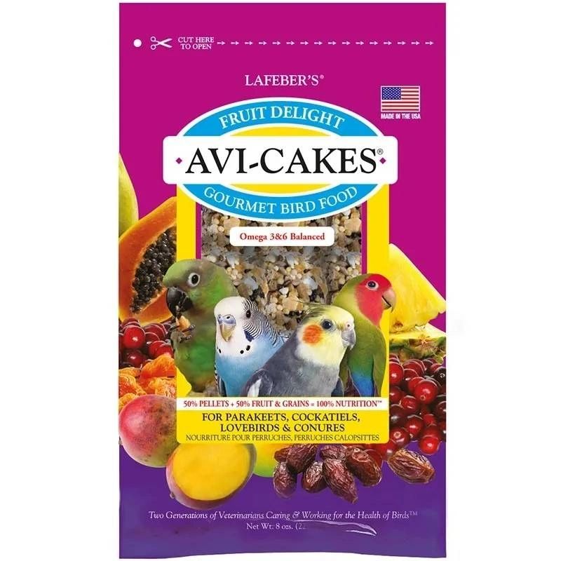 Lafeber Avi-Cakes Fruit Delight - Large Parakeets 227 grams