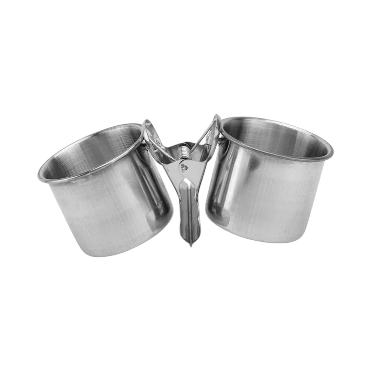 Outdoor Carry Bags Bird Feeding/Drinking Bowl, Stainless Steel