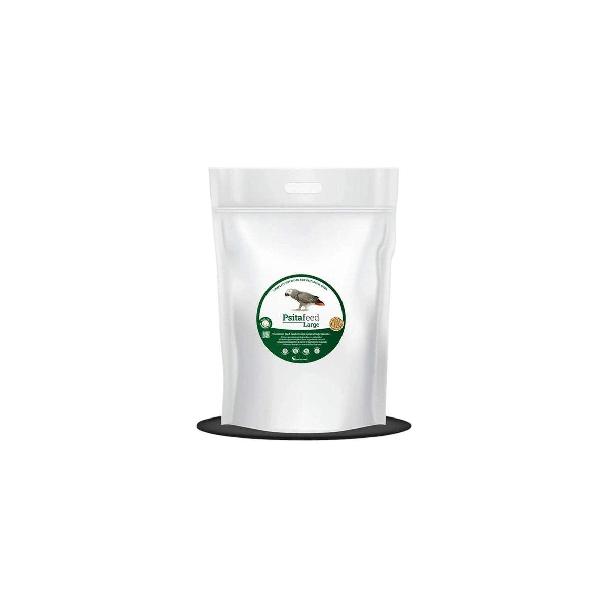 Psitafeed Large - For Large Parrots Like African Grey, Amazons and Cockatoos - Complete Maintenance Feed, 1kg