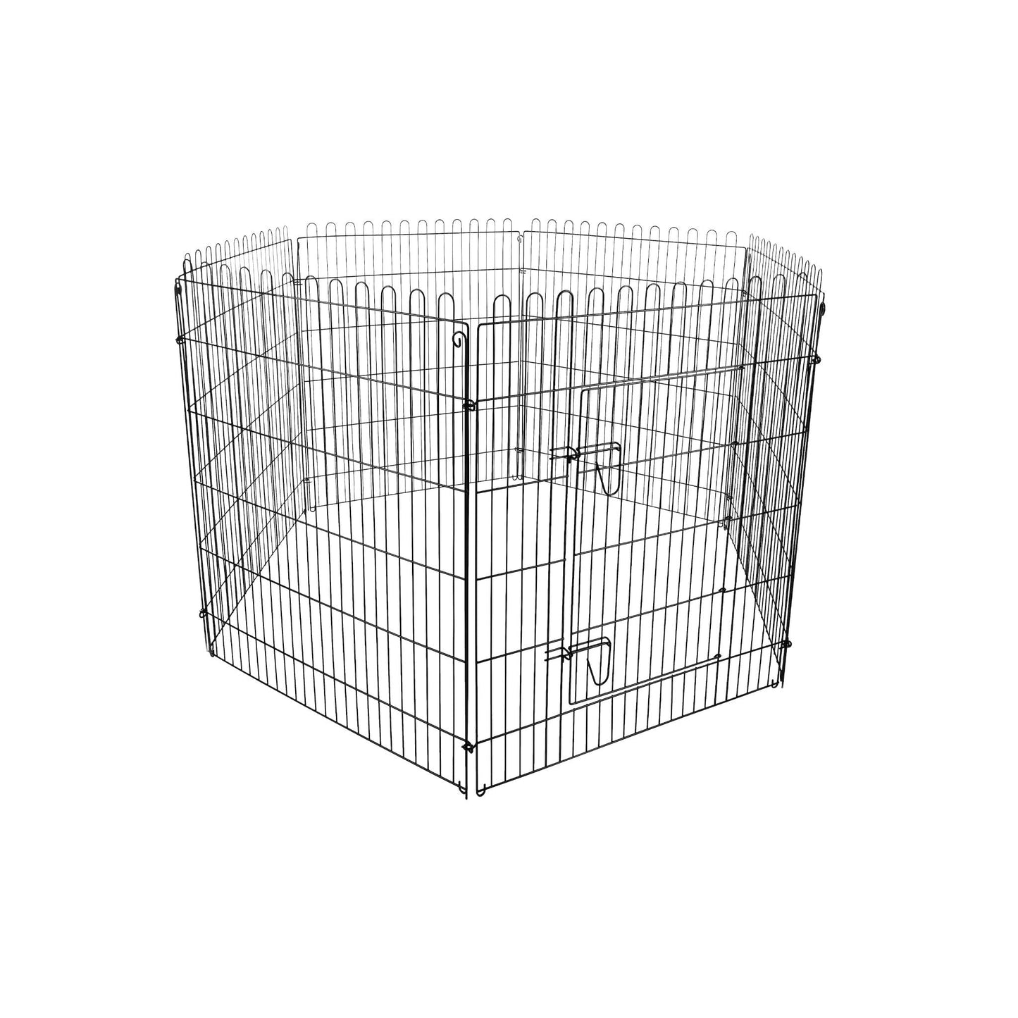 Puppy Run Dog and Puppy Playpen Black