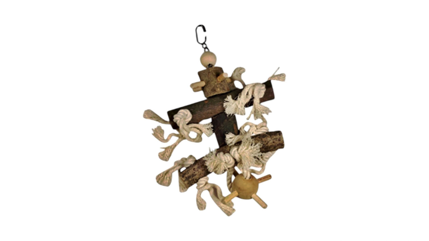 Rope & Trunk Hanger Bird - Parrot Toy