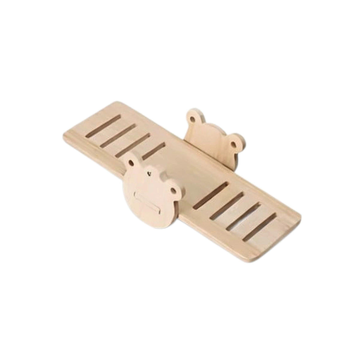Wooden Hamster Seesaw Teeter-Totter Chew Toy for Small Rodents, 1 Piece