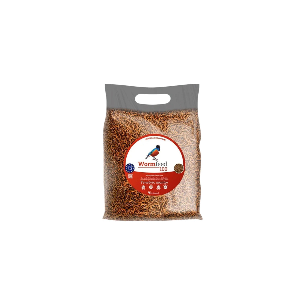 Larvae Of Tenebrio Wormfeed 100, 1kg ( Top Quality Dried Meal Worms )