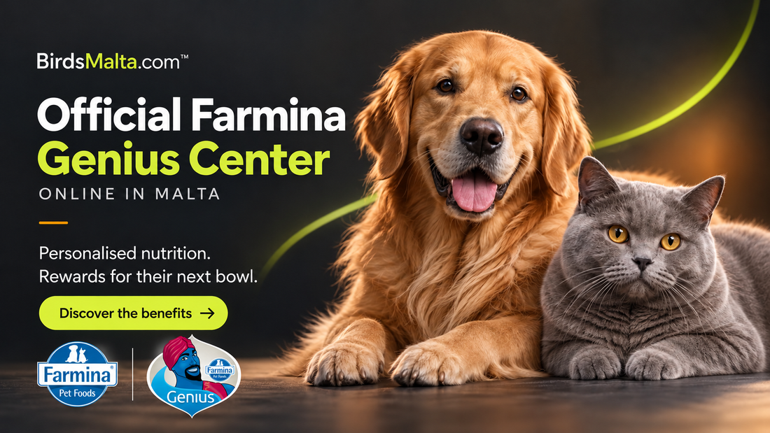 Farmina Dog Food & Cat Food Malta: BirdsMalta.com Becomes the First Online Pet Shop in Malta to Join as an Official Farmina Genius Center