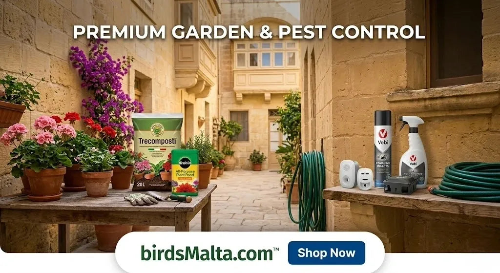 Premium Garden Supplies & Pest Control Malta | BirdsMalta.com™