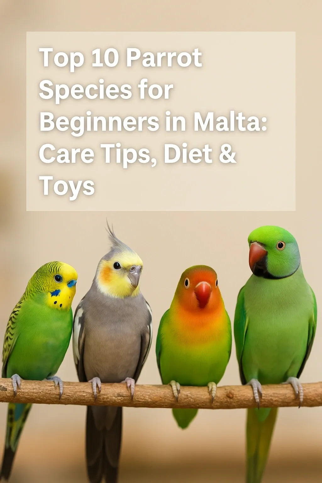 Top 10 Parrot for Beginners in Malta: Care Tips, Diet & Toys