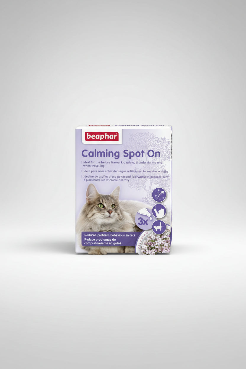 Beaphar Calming Spot-On for Cats with valerian 3 x 0.4ml pack