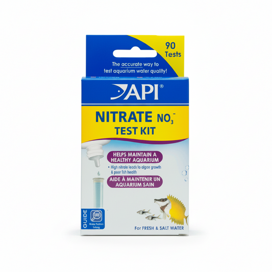 Nitrate NO3 aquarium water test kit box for 90 tests