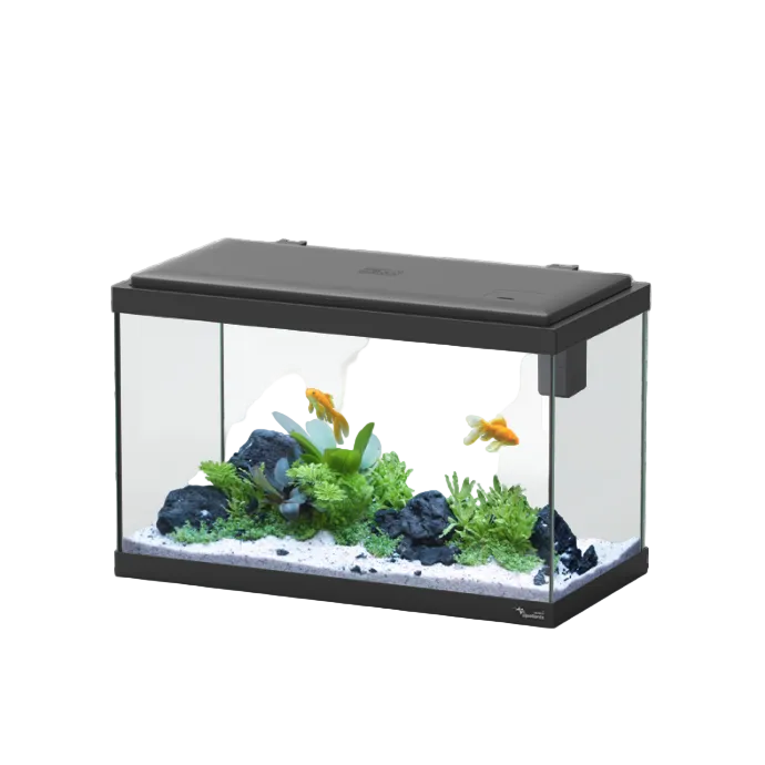 Aquatlantis Explorer Vienna black 42 litre aquarium kit with LED light and filter