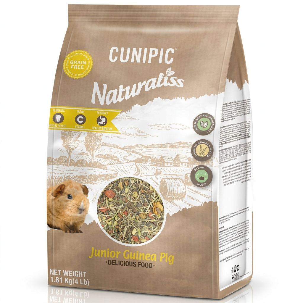 Cunipic Naturaliss grain-free junior guinea pig food 1.81kg