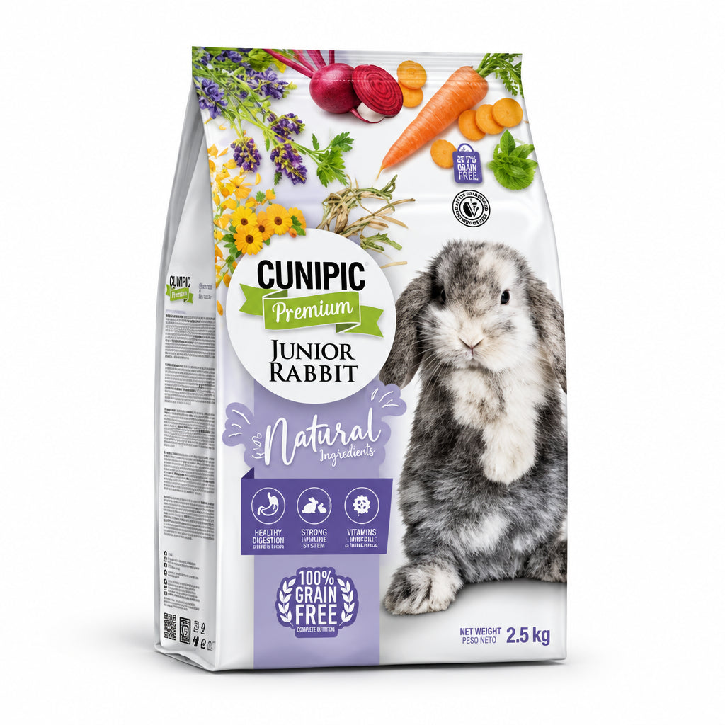 Cunipic Premium grain-free complete food for junior rabbits 2.5kg bag