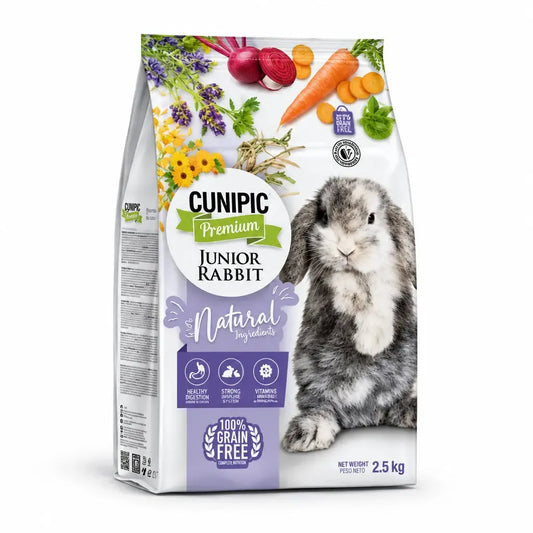 Cunipic Premium grain-free complete food for junior rabbits 2.5kg bag