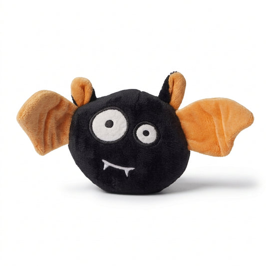 Flamingo Cova Halloween bat plush squeaky dog toy assortment