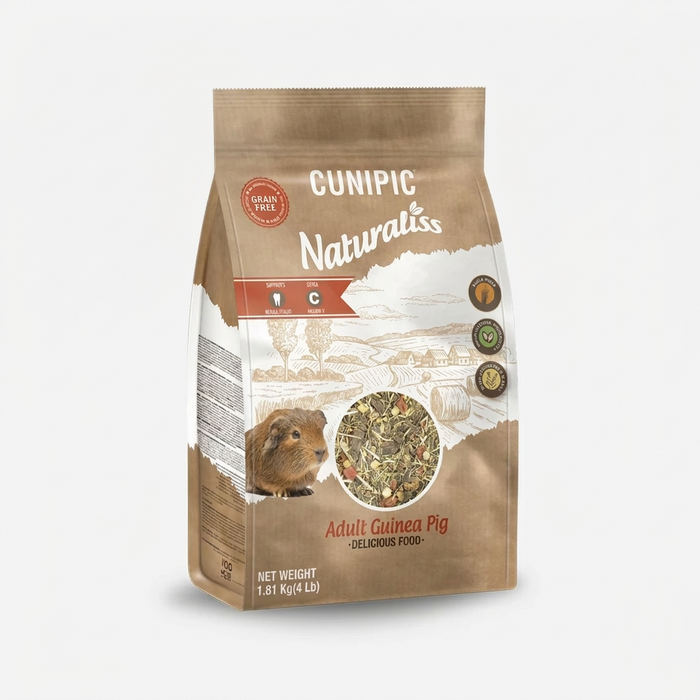 Cunipic Naturaliss grain-free adult guinea pig food 1.81kg
