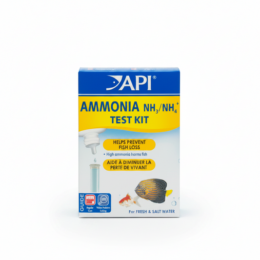 Ammonia NH3 and NH4 aquarium water test kit box for 130 tests