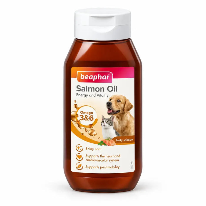 Beaphar Salmon Oil 430ml supplement for dogs and cats