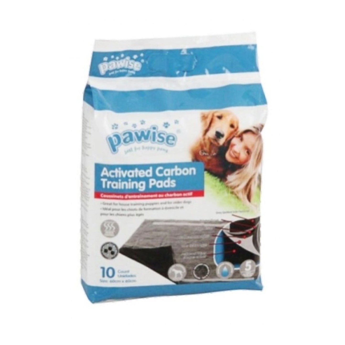 Activated Carbon Dog Pads 10pcs 60x60cm