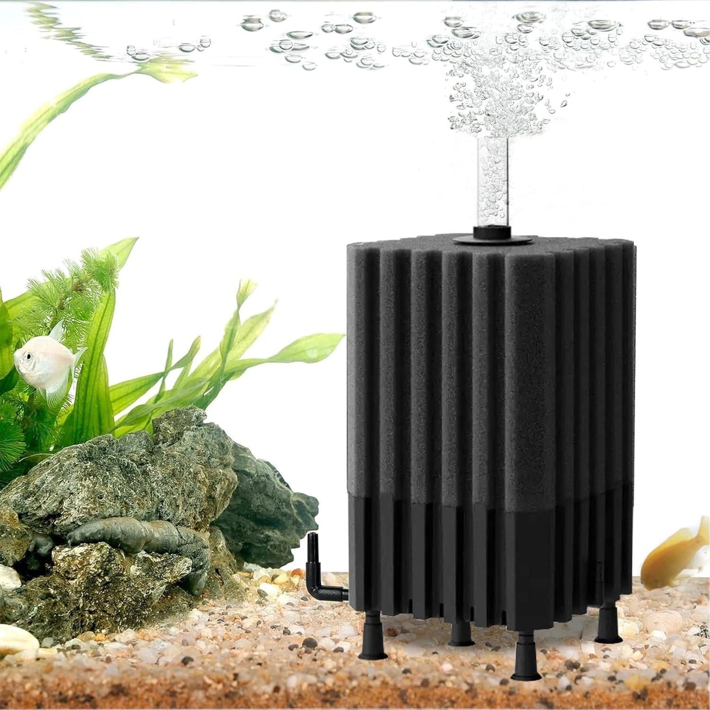 Advanced Bio-Sponge Filter with Integrated Media. For Up to 190L Aquariums