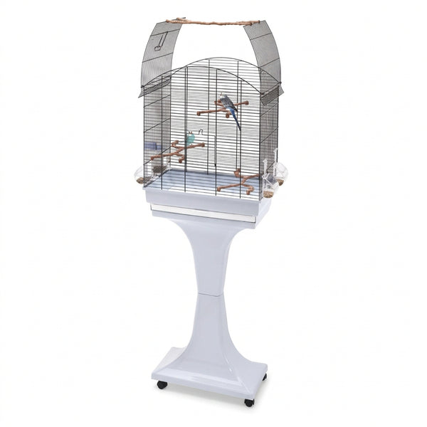 IMAC Agata Deluxe blue and ice bird cage with wheeled stand