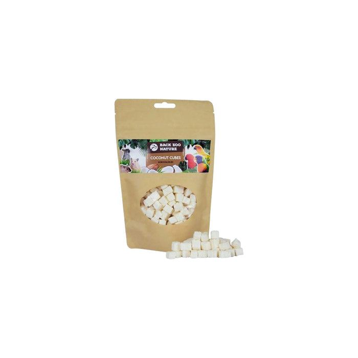 Back Zoo Nature Coconut Cubes 250 gram Parrot Bird Treats
