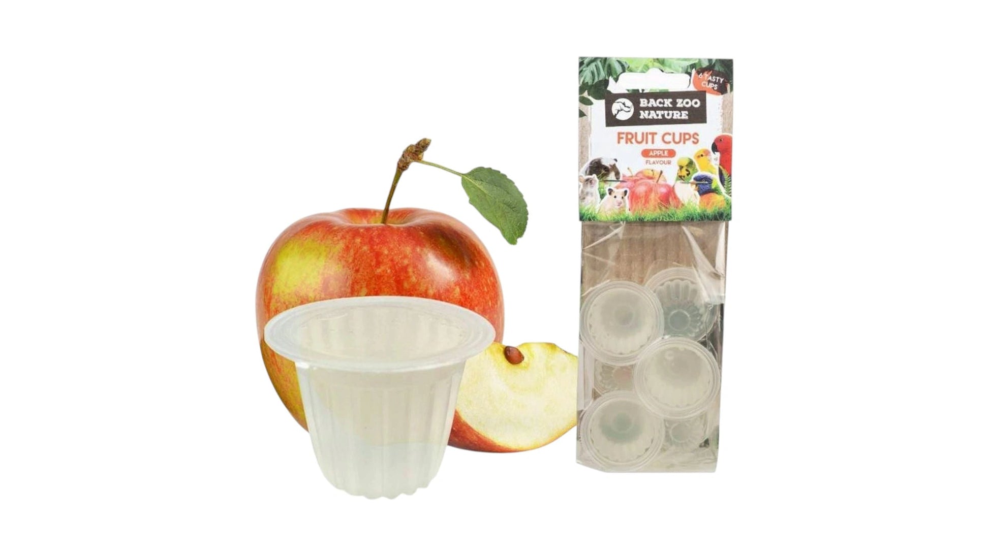 Back Zoo Nature Fruit Cups ( Jelly Pods ) Apple 6 pcs