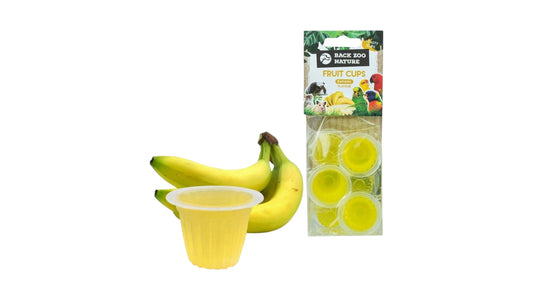 Back Zoo Nature Fruit Cups ( Jelly Pods ) Banana 6 pcs