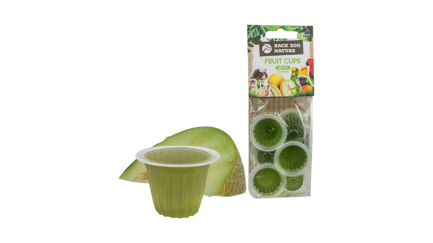Back Zoo Nature Fruit Cups ( Jelly Pods ) Melon 6 pcs