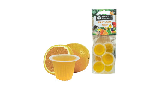 Back Zoo Nature Fruit Cups ( Jelly Pods ) Orange 6 pcs
