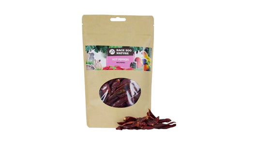 Back Zoo Nature Hot Peppers 70 gram Parrot Bird Treats