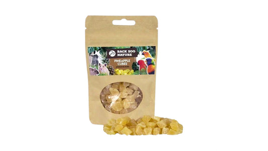 Back Zoo Nature Pineapple Cubes 50 gram Rabbit, Hamster, Guniea Pig, Chinchilla Treats