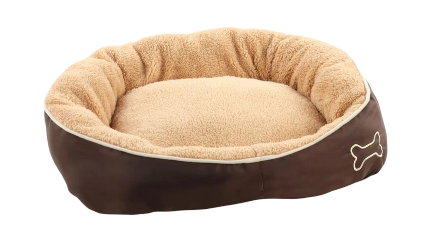 Basket Chipz Rectangle Beige Dog Bed Small - 52cm x 42 cmx 20cm