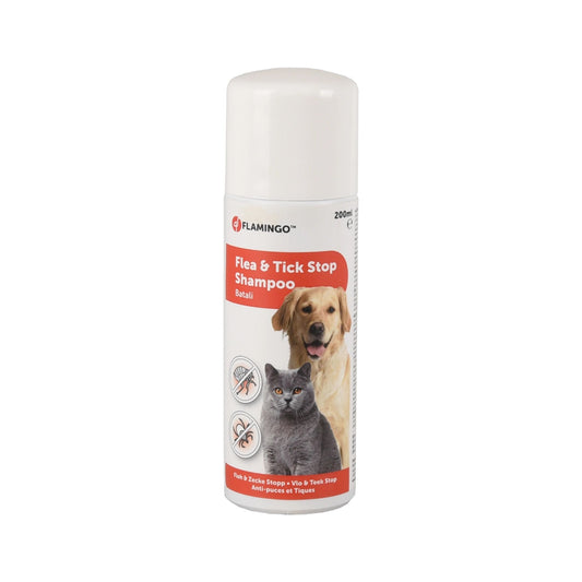 Batali Flea & Tick Stop Shampoo 200ml | Non-Toxic Dimethicone Treatment for Dogs & Cats