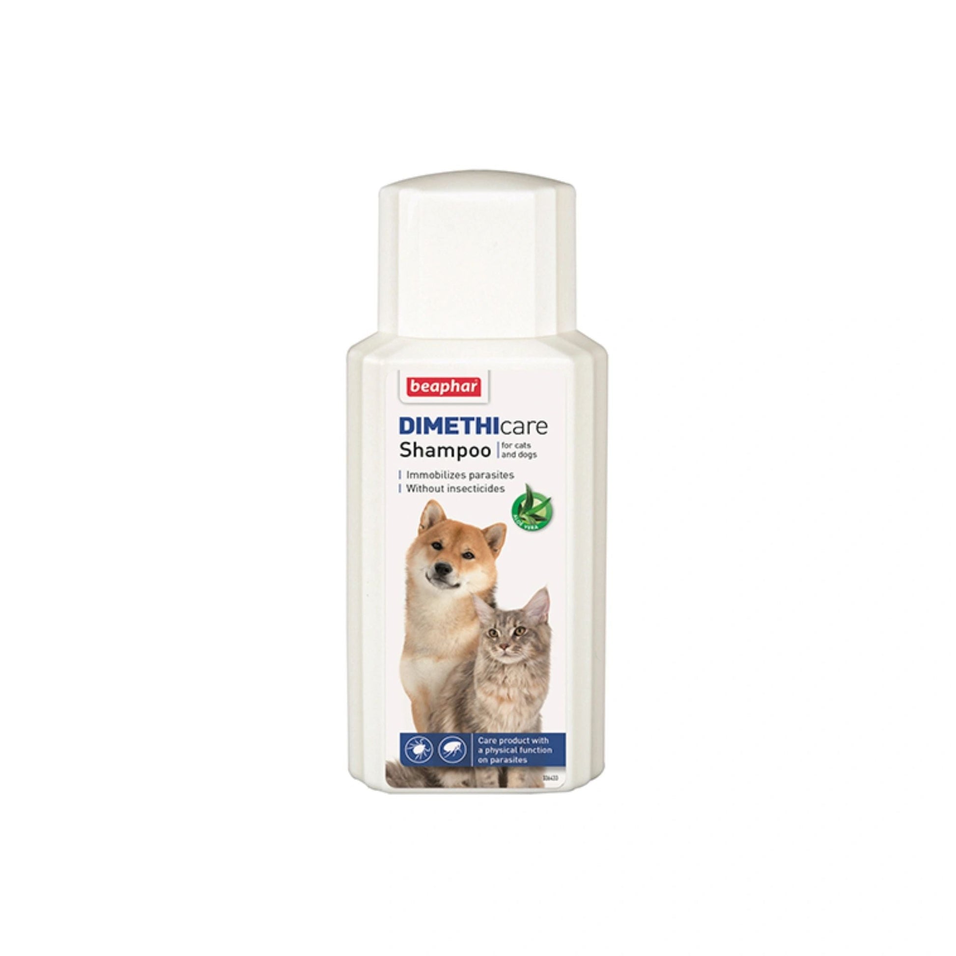 Beaphar Dimethicare Shampoo 200ml Dog & Cat Flea Control