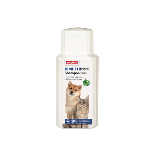 Beaphar Dimethicare Shampoo 200ml Dog & Cat Flea Control