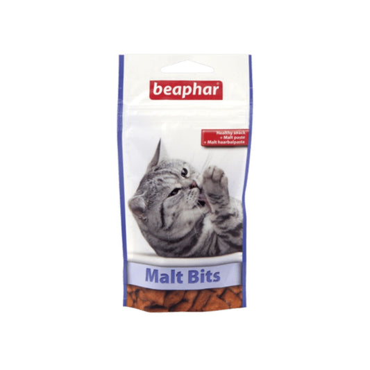 Beaphar Malt Bits Cat Treats 35g Hairball Control Snack