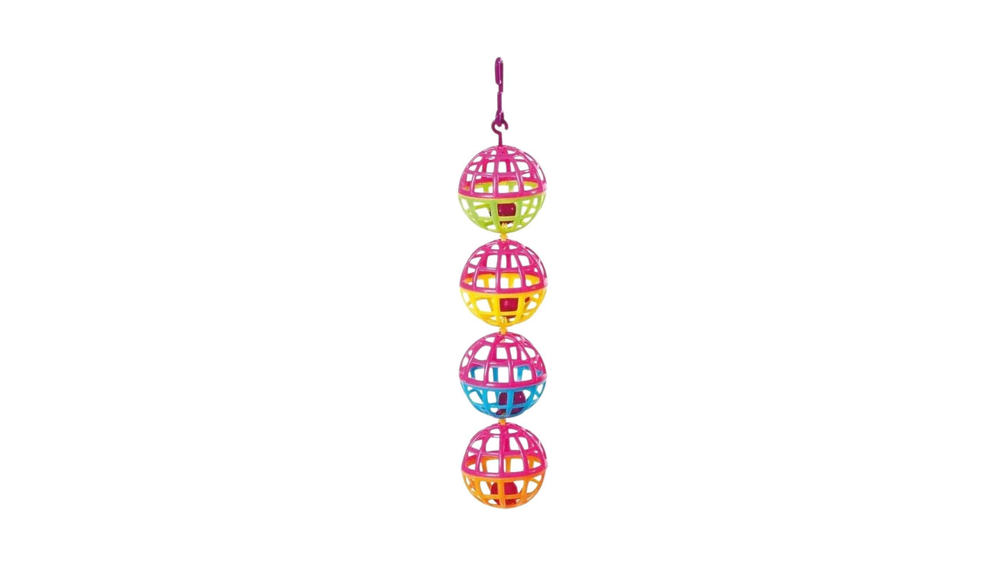 Bird Plastic Balls, 18cm Bird - Parrot Toy