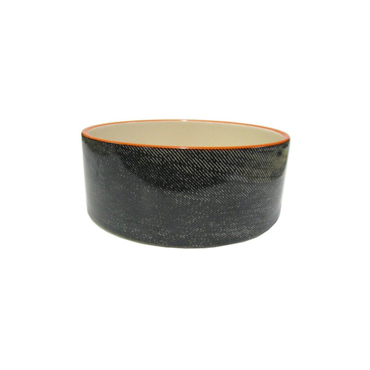 Black - Orange - Beige Small Animals Ceramic Bowl 16cm Ideal For - Large Hamsters | Chinchillas | Degus