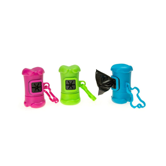 Bone-Shaped Poo-Pouch Dog Waste Poop Bag Holder 512226F